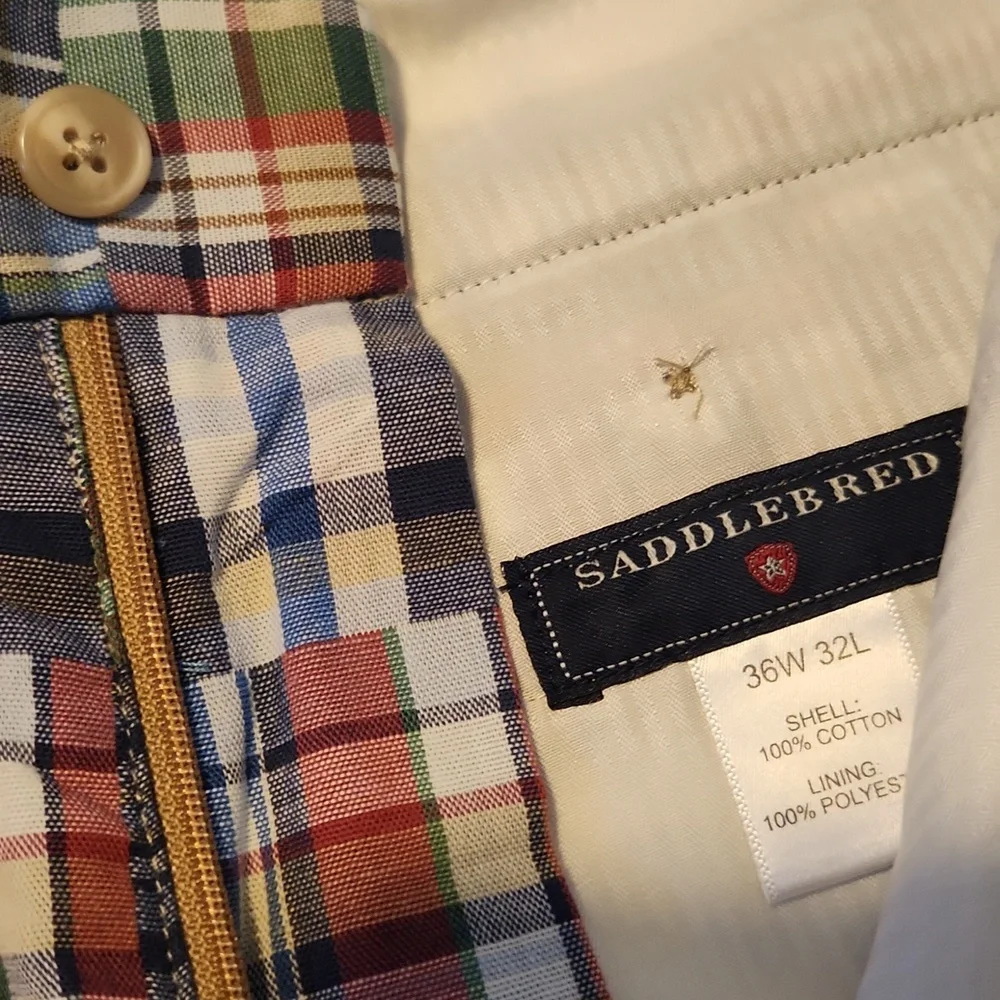 Saddlebred Multicolor Plaid Men’s Pants